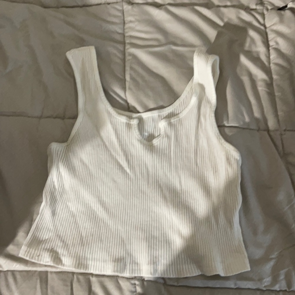 Small, White Crop Top